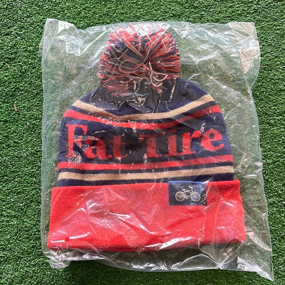 New Belgium, fat tire, winter hat, toboggan, beanie, brand new